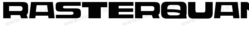 Rasterquan Expanded Medium字体转换
